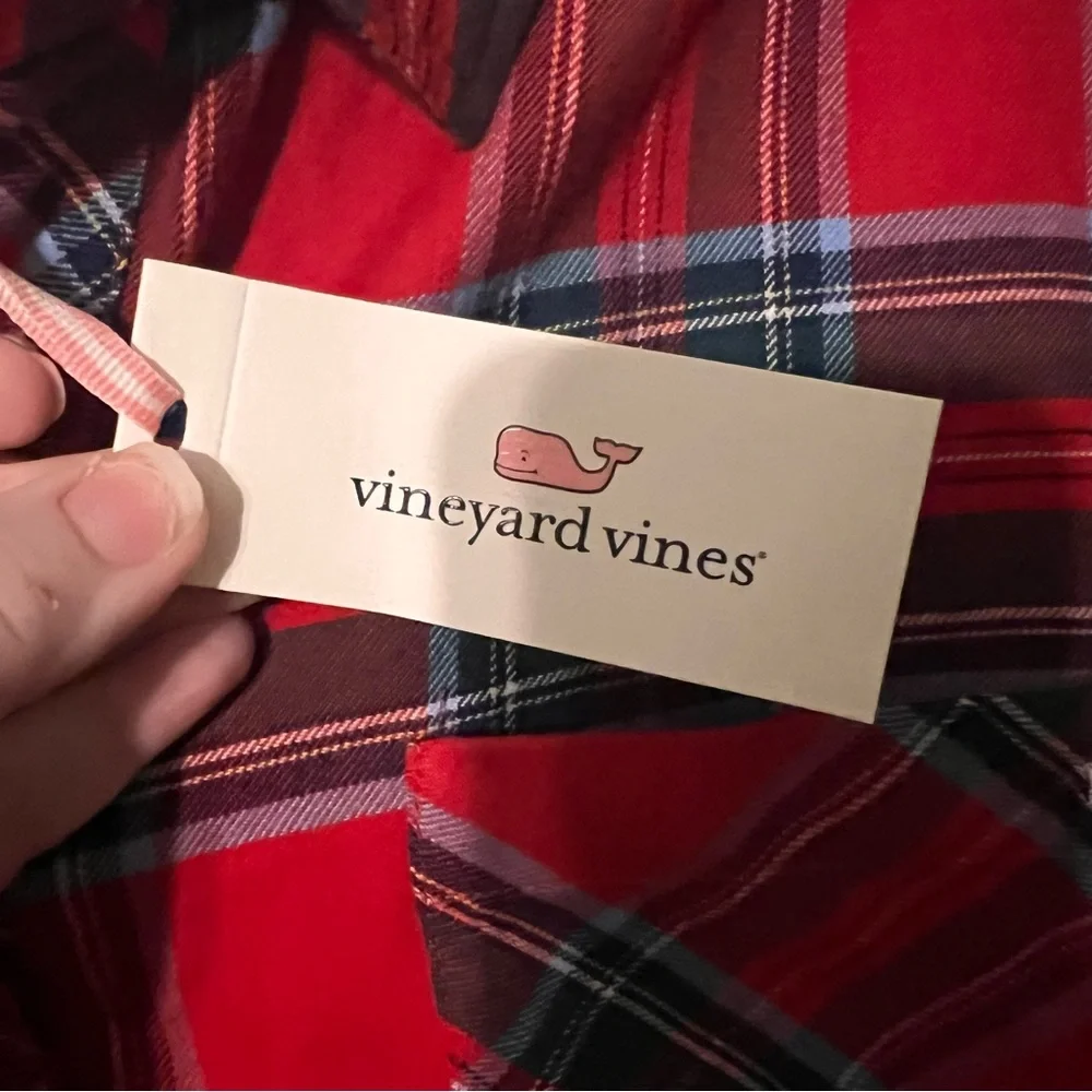 Vineyard Vines Women’s Nantucket Tartan Flannel NWT Holiday 20 Plus Size - Picture 4 of 7